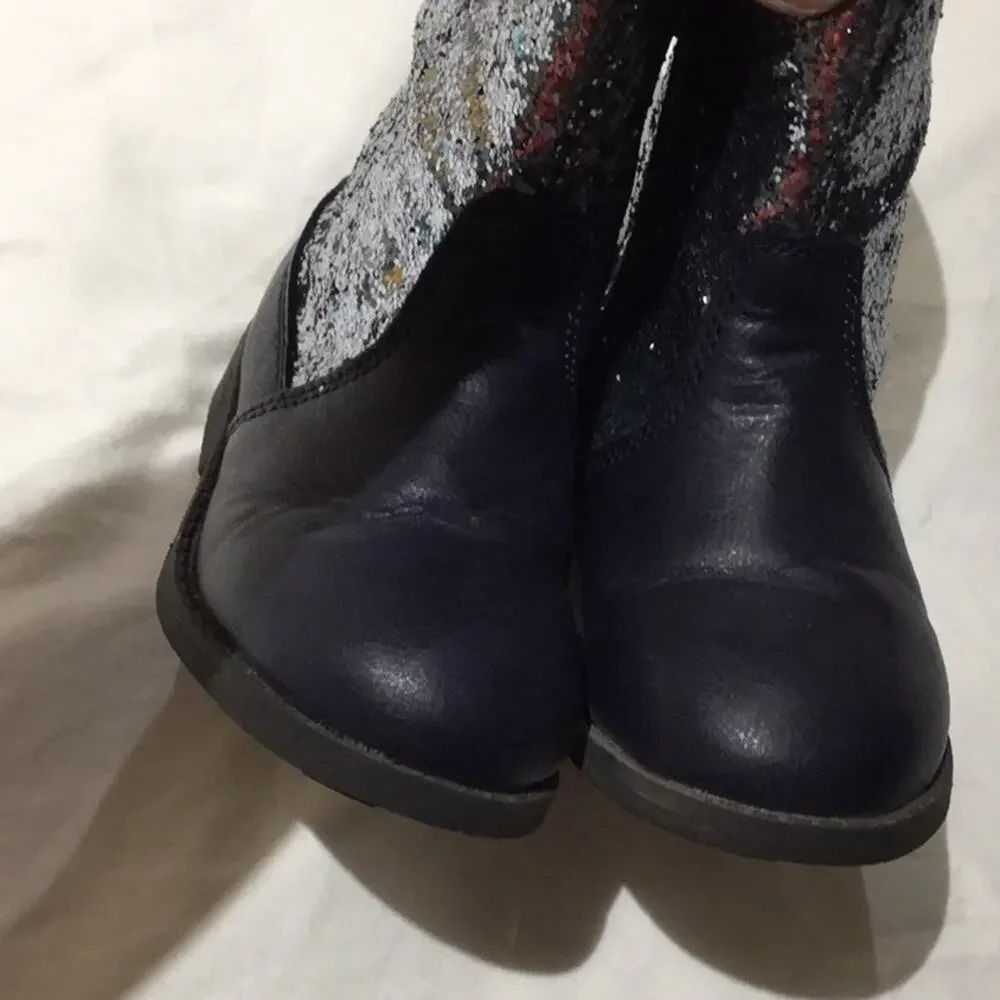 Carters deep navy side zip boot 7 worn once